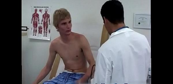  Medical examination done by hairy man and gay boys genital physical